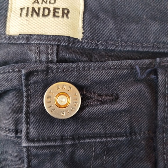 Flint and Tinder Slim Fit Pant Huckberry Men Size 32x30 Chino Khaki Black Preppy - Picture 8 of 14